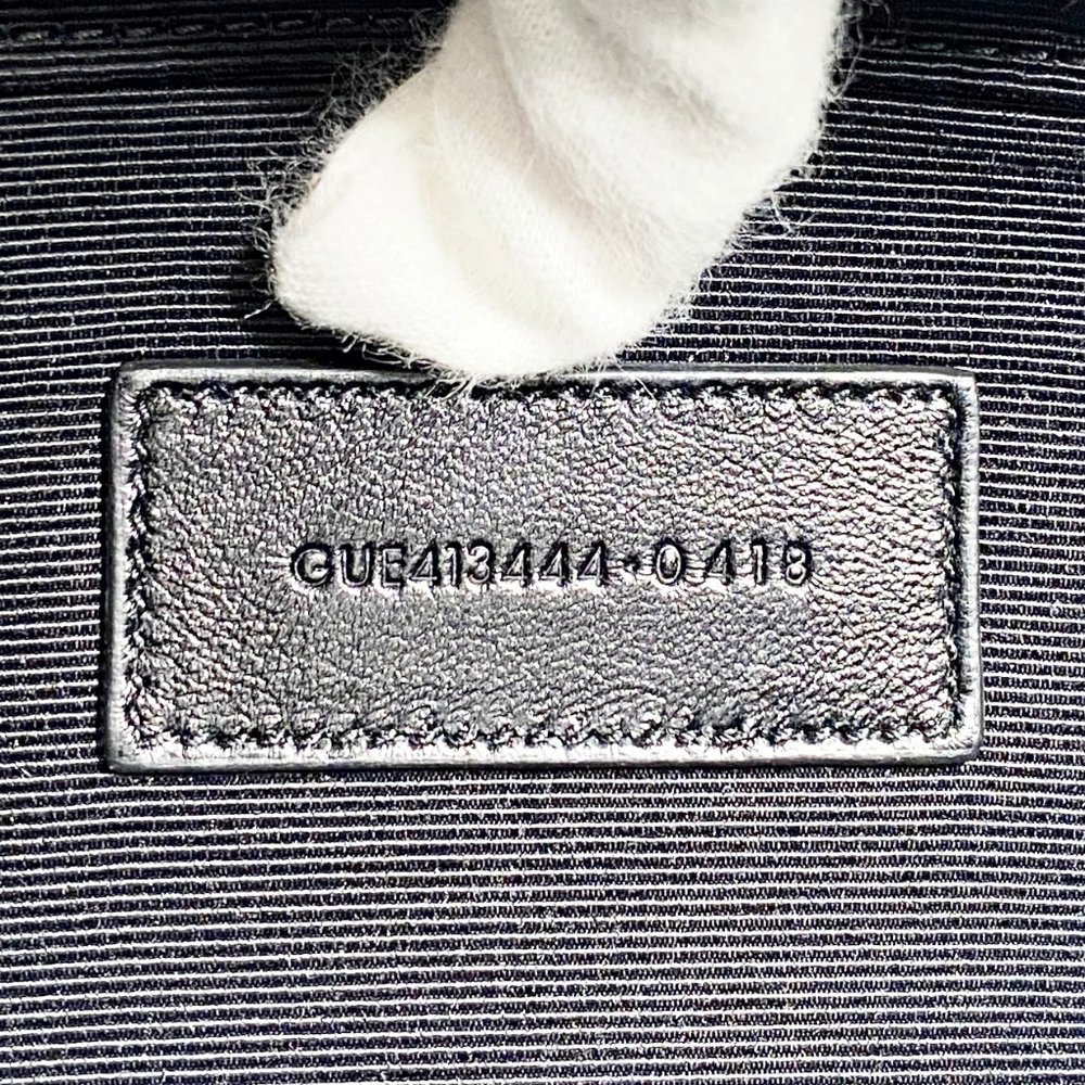 Saint Laurent Large Monogram Leather Pouch - Picture 7 of 8